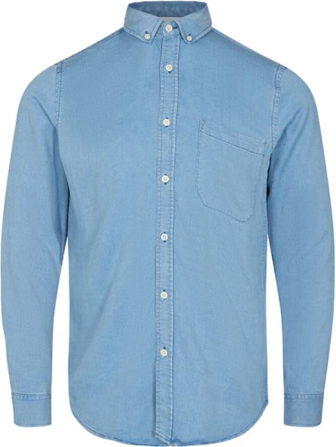 Anerkjendt Overhemd- Akkonrad Tensel Blauw Heren