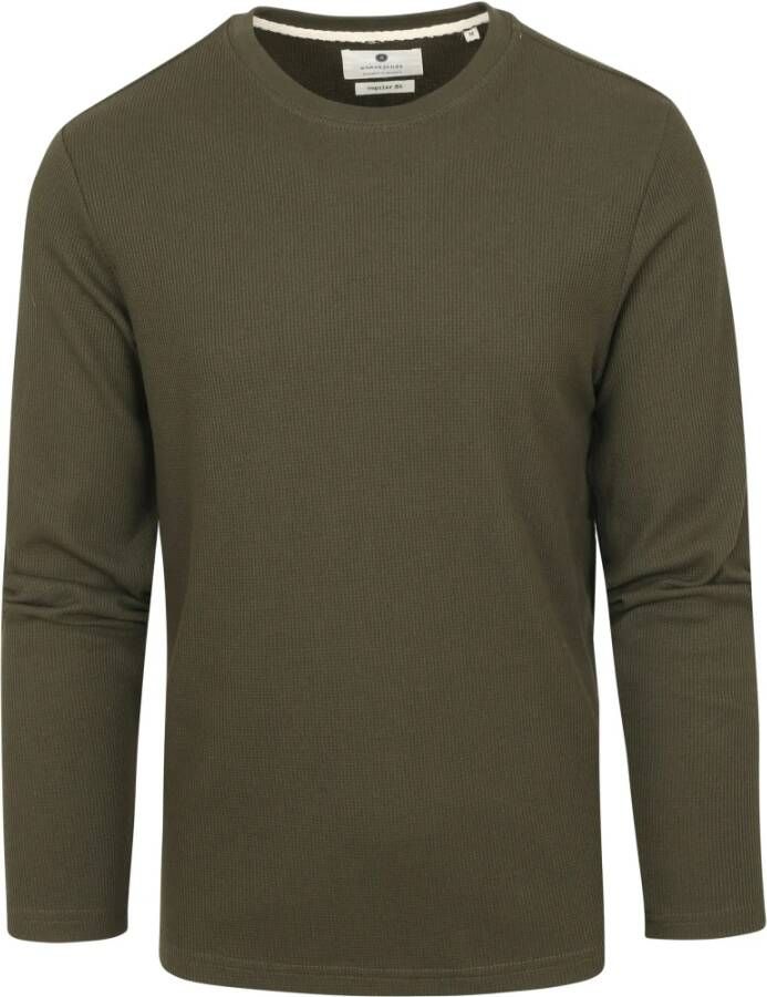 Anerkjendt Donkergroene Trui Aksilo Ls Waffle Tee