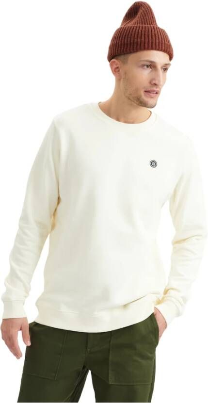 ANERKJENDT Heren Truien & Vesten Akallen Noos Crewneck Creme - Foto 8