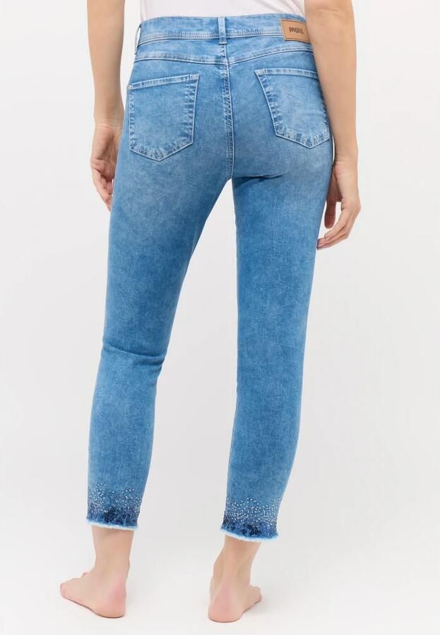 Angels Slim fit jeans met verkort model 'ORNELLA' - Foto 3