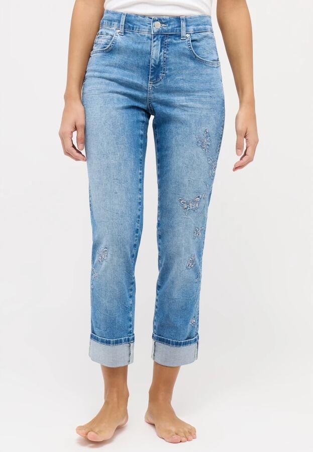 Angels Regular fit jeans met verkort model 'Cici' - Foto 2