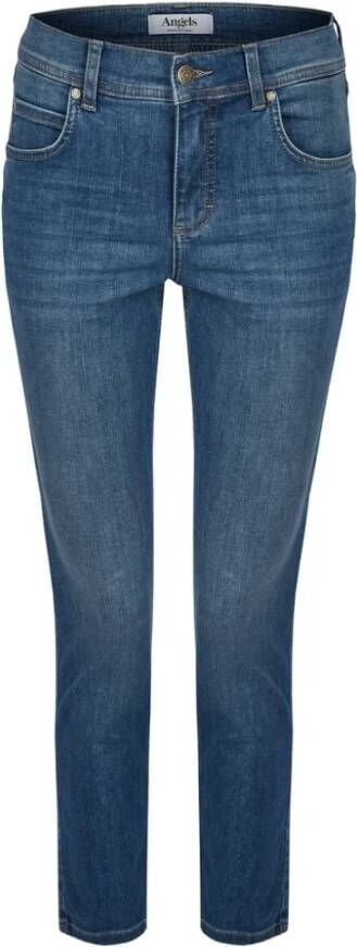 Angels Korte jeans met labelpatch model 'Ornella'