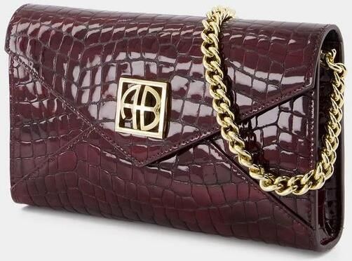 Anine Bing Clutches Elly Small Clutch Leather Burgundy in rood - Foto 3
