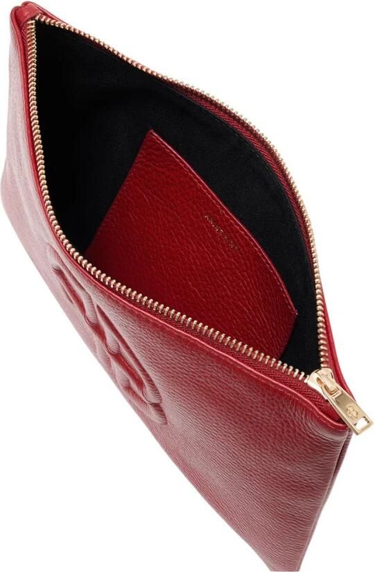 Anine Bing Clutches Lili Clutch Leather Red in rood - Foto 3
