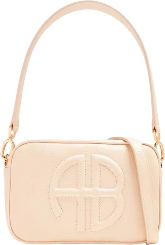 Anine Bing Gestileerde schoudertas met gouden details Beige Dames - Foto 2