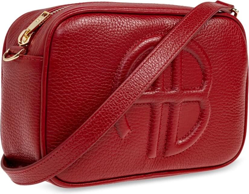 Anine Bing Hobo bags Lili Crossbody Leather Red in rood - Foto 5