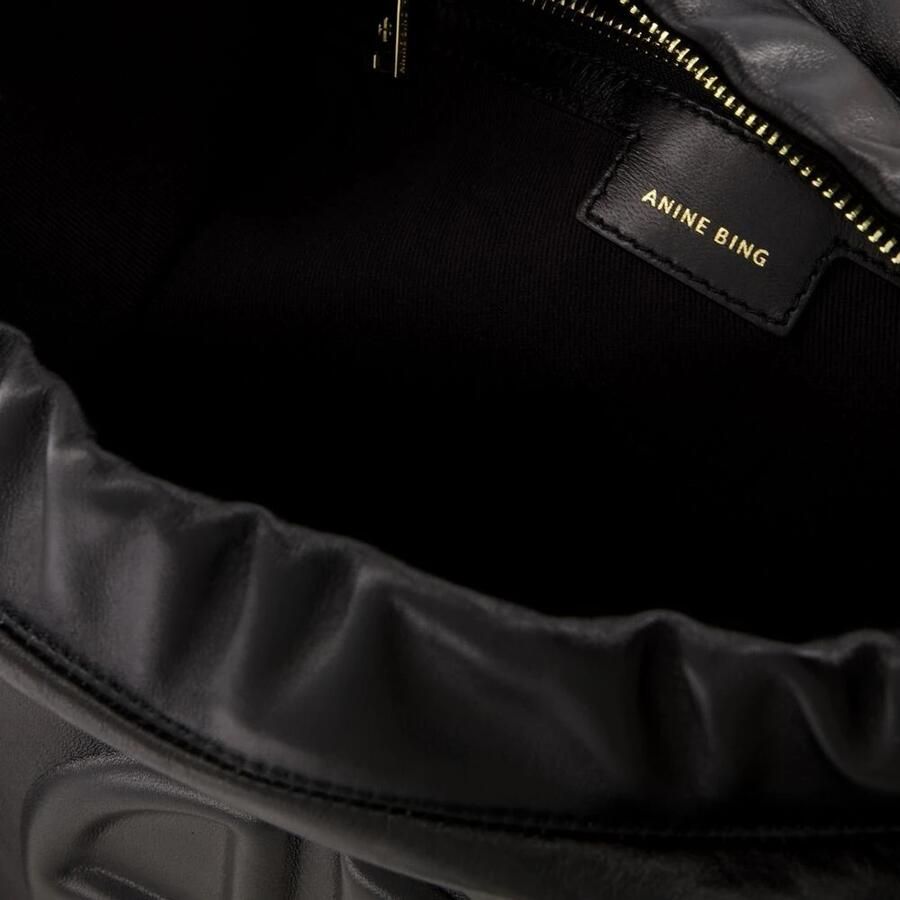 Anine Bing Hobo bags Kate Shoulder Bag Leather Black in zwart - Foto 2