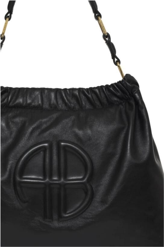 Anine Bing Hobo bags Kate Shoulder Bag Leather Black in zwart - Foto 7