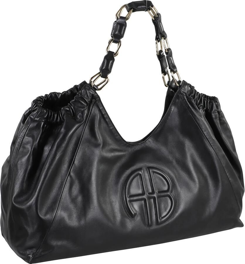 Anine Bing Shoppers & Totes Kate Shopper Bag Leather Black in zwart - Foto 3