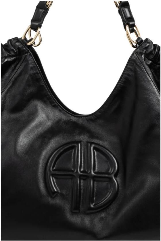 Anine Bing Shoppers & Totes Kate Shopper Bag Leather Black in zwart - Foto 6