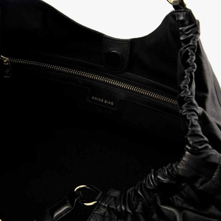 Anine Bing Shoppers & Totes Kate Shopper Bag Leather Black in zwart - Foto 2