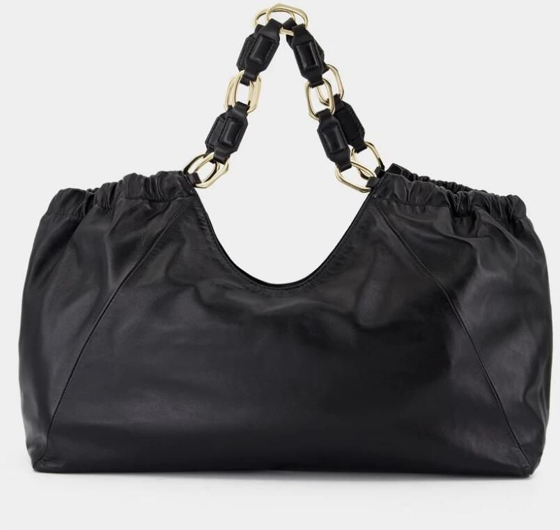 Anine Bing Totes & shoppers Kate Medium Tote Leather Black in zwart - Foto 3