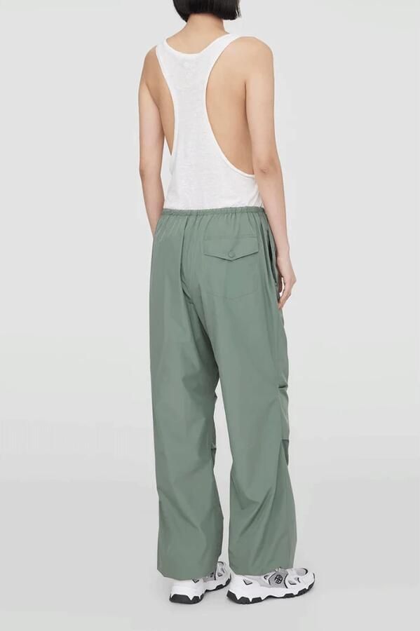 Anine Bing Reid Pant Stijlvol en Comfortabel Green Dames - Foto 2