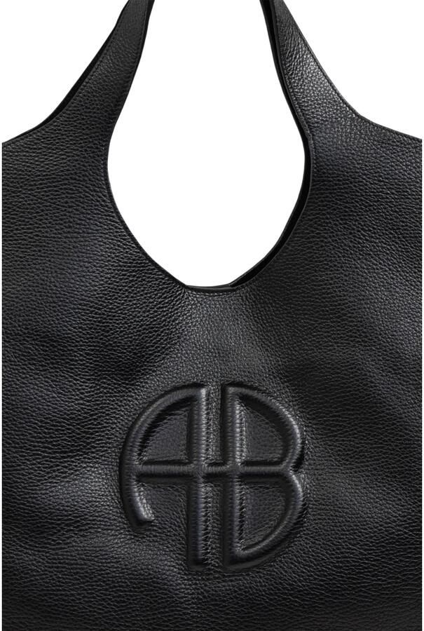 Anine Bing Shoppers & Totes Lili Shopper Bag Leather Black in zwart - Foto 5
