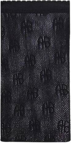 Anine Bing Josephine Monogram Panty`s in Zwart Black Dames