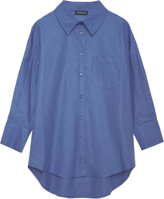 Anine Bing Shirt Blauw Dames