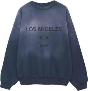 ANINE BING Sweater met tekst Blauw