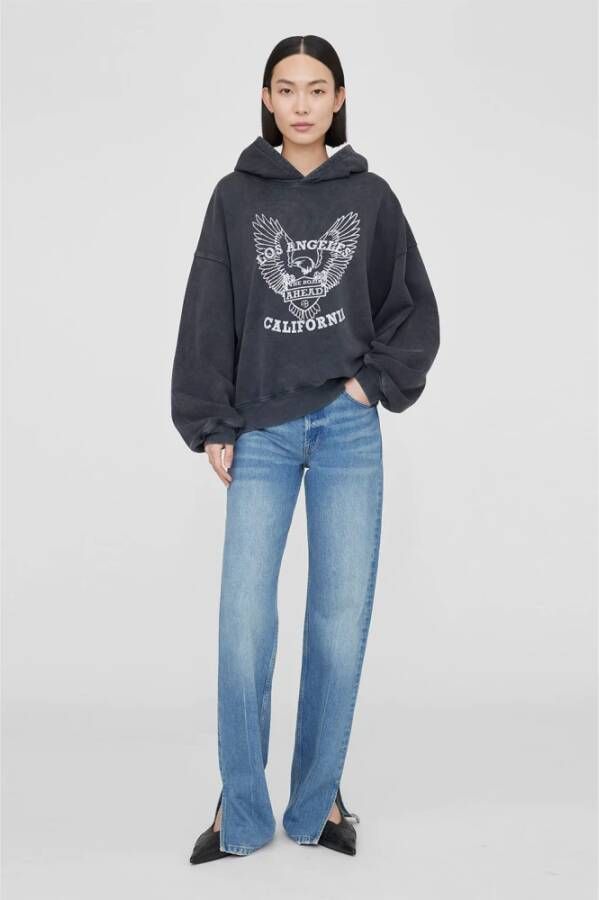 Anine Bing Sweatshirts & Hoodies Zwart Dames