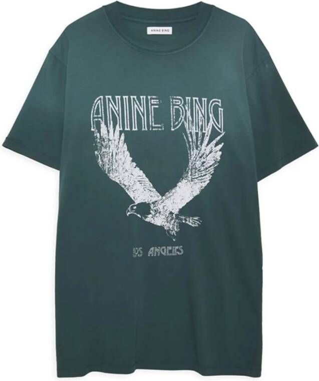 Anine Bing T-shirt Groen Dames
