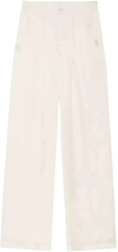 Anine Bing Wide Trousers White Dames