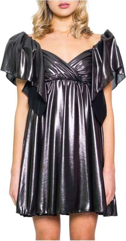 Aniye By Korte jurk voor vrouwen Lente zomer collectie Zwart Dames