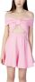 Aniye By Roze Jurk met Rits voor Vrouwen Pink Dames - Thumbnail 1