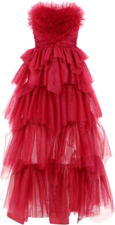 Aniye By Rode Tule Jurk Red Dames