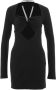 Aniye By Polyester Jurk met Cut Out Detail Black Dames - Thumbnail 3
