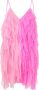 Aniye By Tule Ruche Mouwloze Jurk Multicolor Dames - Thumbnail 1