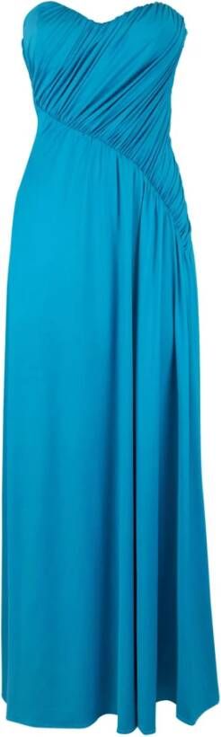 Aniye By Lange Jurk met Rits en Haak Blue Dames