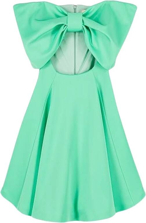 Aniye By Korte Romantische en Elegante Jurk Green Dames