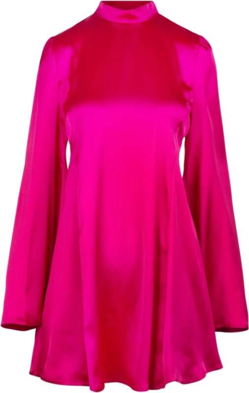 Aniye By Jurk met Open Rug en Knopen Pink Dames