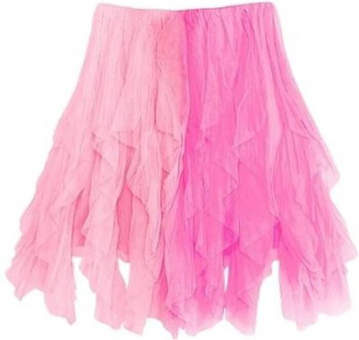 Aniye By Riffled korte rok Roze Dames