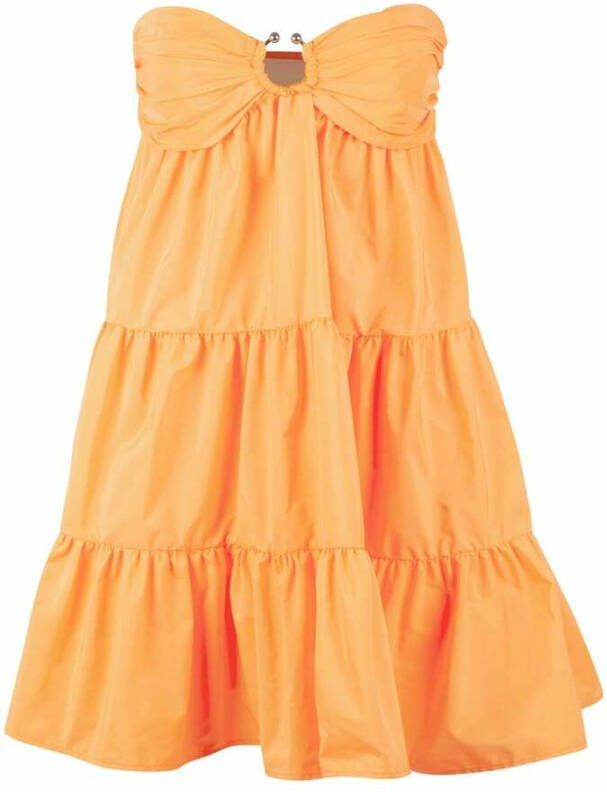 Aniye By Metalen Hart Halslijn Vlinderjurk Orange Dames