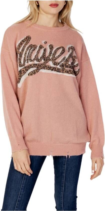 Aniye By Dames Trui Logo Big Frontale Roze Dames