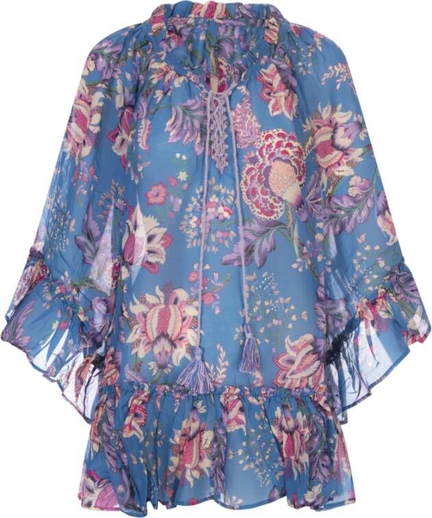 Anjuna Blouses Blauw Dames