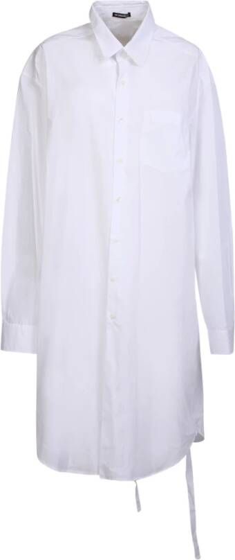 Ann Demeulemeester Klassieke Witte Katoenen Overhemd White Dames