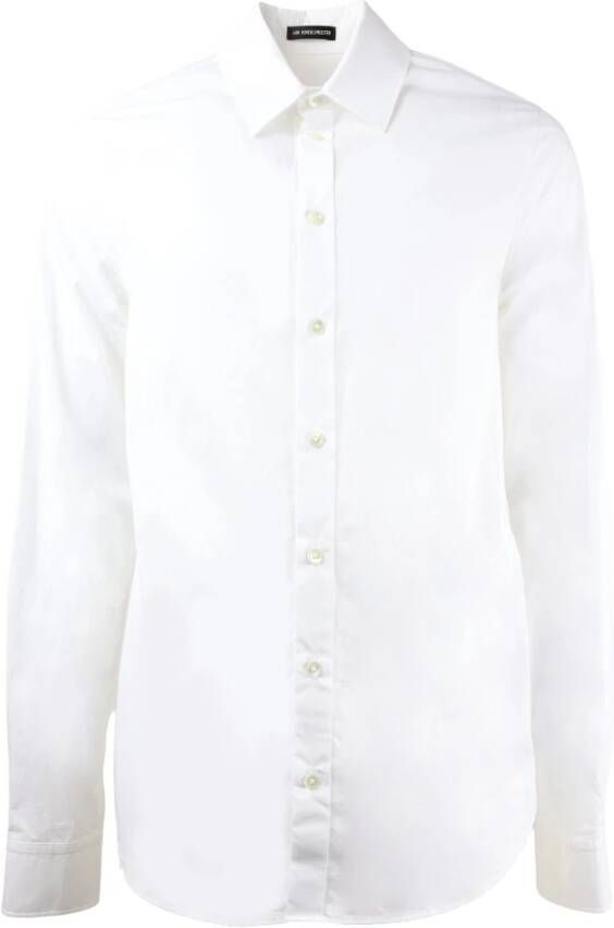 Ann Demeulemeester Katoenen Shirt Art. 2102Wsh03125 001 White Dames