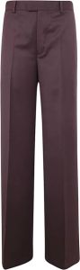 Ann Demeulemeester Straight Trousers Paars Dames