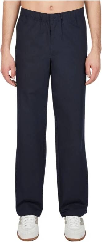 Another Aspect Trousers Blauw Heren