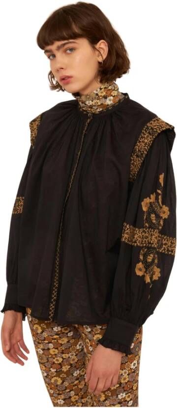 Antik batik Anan Blouse Zwart Dames