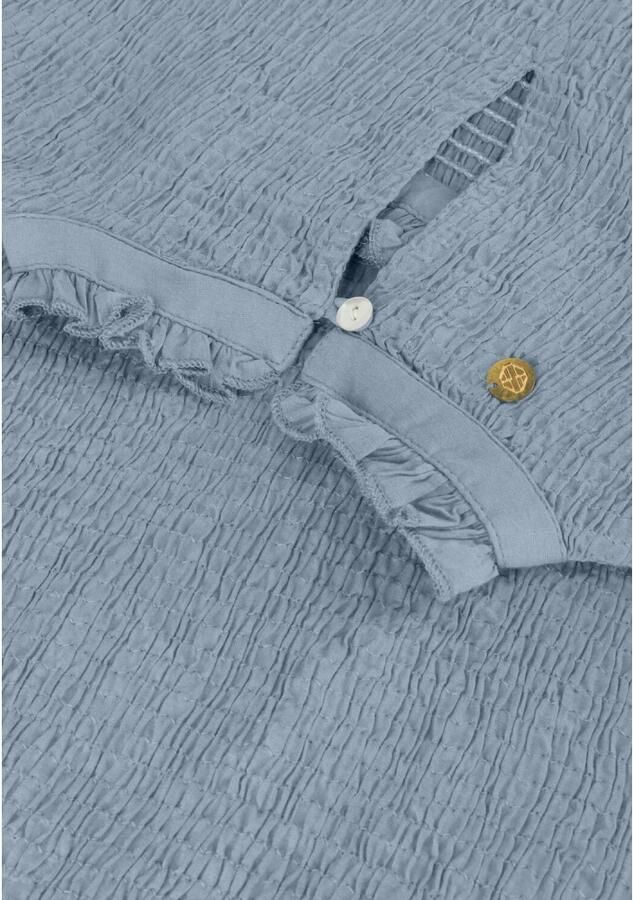 ANTIK BATIK Dames Tops & T-shirts Angelie Smock Blouse Lichtblauw