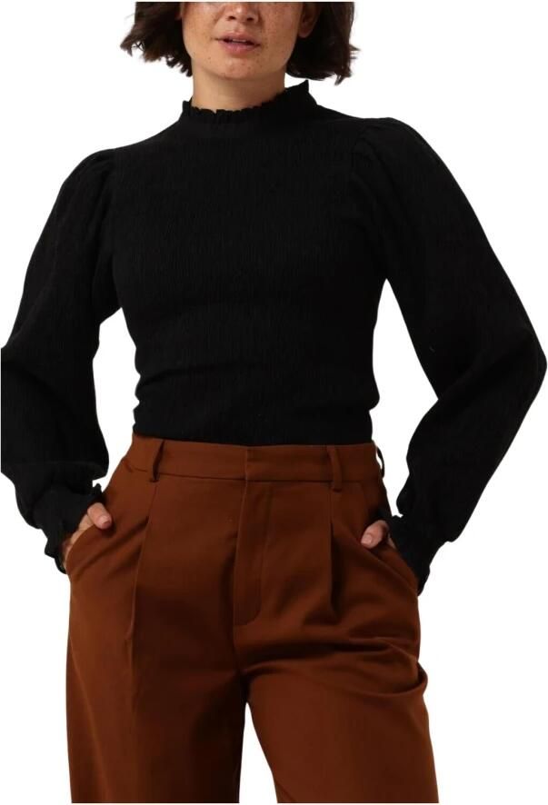 ANTIK BATIK Dames Tops & T-shirts Angelie Smock Blouse Zwart - Foto 7