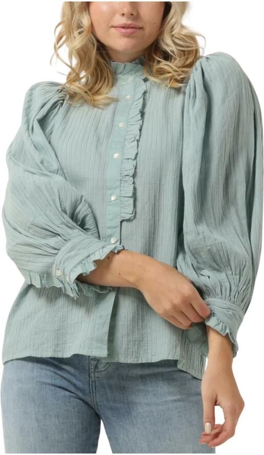 Antik batik Yves Blouse Lichtblauw Dames Top Blue Dames - Foto 3