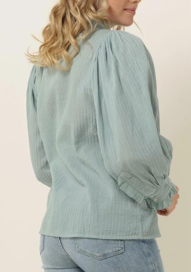 Antik batik Yves Blouse Lichtblauw Dames Top Blue Dames - Foto 2