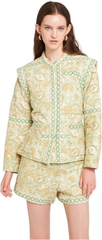 Antik batik Blazerjas Groen Dames