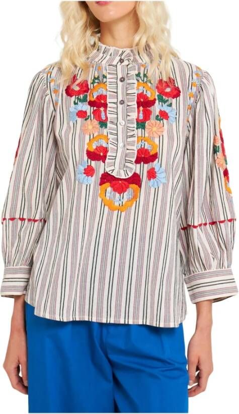 Antik batik Juliette blouse Beige Dames