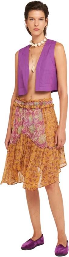Antik batik Midi Skirts Roze Dames