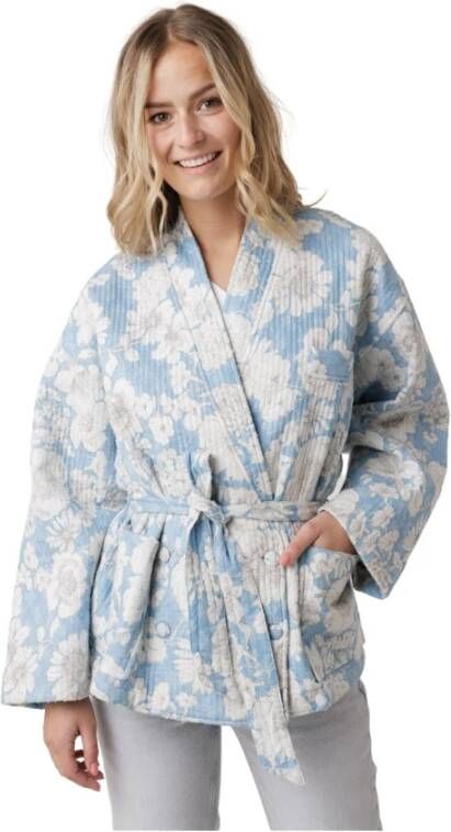 Antik batik Peony1Jkt Blue Blauw Dames