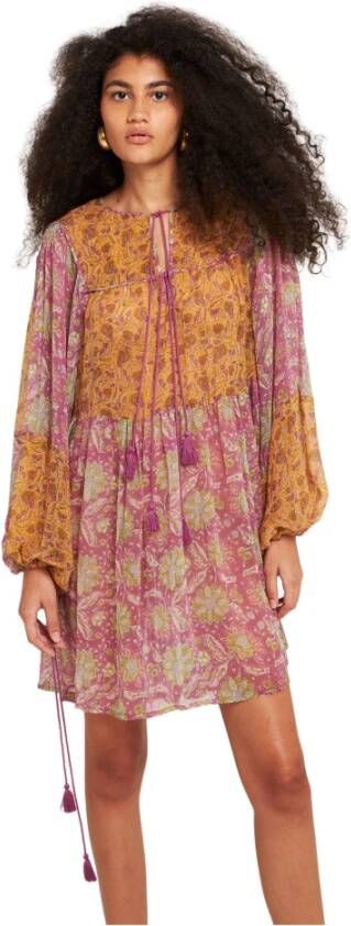 Antik batik Short Dresses Roze Dames